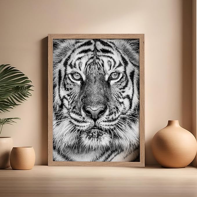 Poster Master Vintage Tiger Face Print