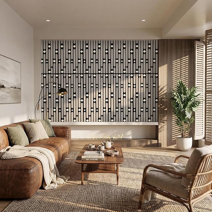 PVC Acoustic Wall Panels, Geometric Sound-Reducing Panels
