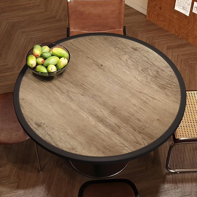 Brown Wood Contact Paper for Cabinets Drawers Wood Grain Vinyl Wrap 3D Wood