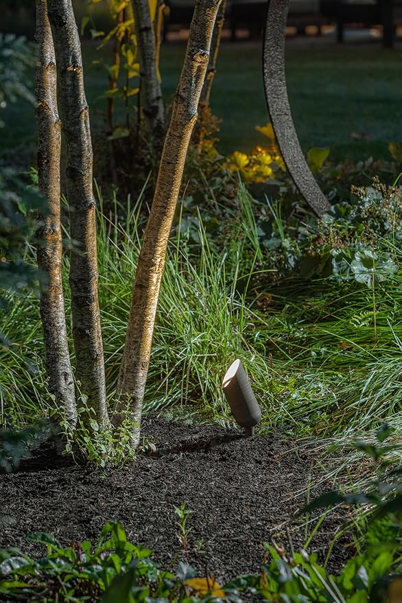 Hinkley Landscape Lighting 1536TXB-LL Spot Light - 4w MR16 LED Blub Included, 12v - Textured Brown Clear Lens