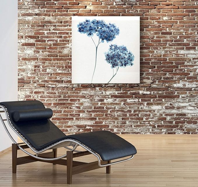 Wexford Home Gorgeous Blue III Gallery Wrapped Canvas Wall Art, 24x24,