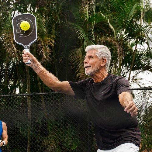 Gamma Obsidian 10 Carbon Fiber Pickleball Paddle with 10mm Core, Comfortable Molded Foam Handle, and Customizable Handle Weight System