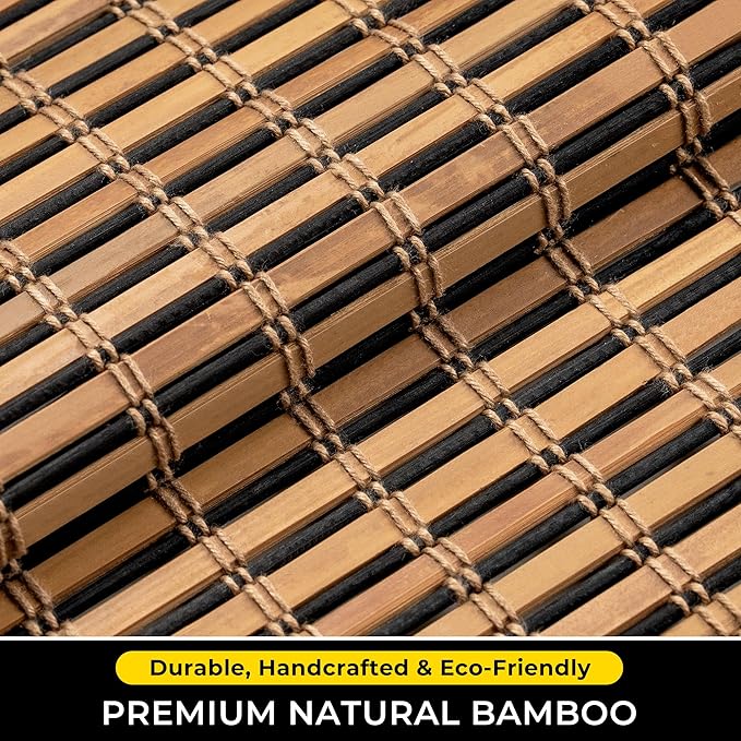 UNISHADES Cordless Bamboo Roman Shades