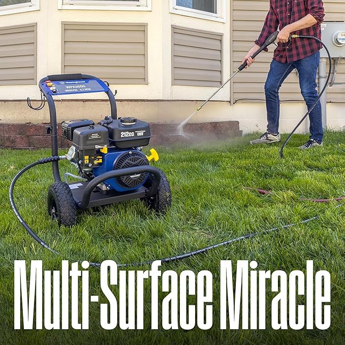 Westinghouse WPX3600 Gas Pressure Washer, 3600 PSI and 2.7 Max GPM, Onboard Soap Tank, Spray Gun and Wand, 5 Nozzle Set, for Cars/Fences/Driveways/Homes/Patios/Furniture