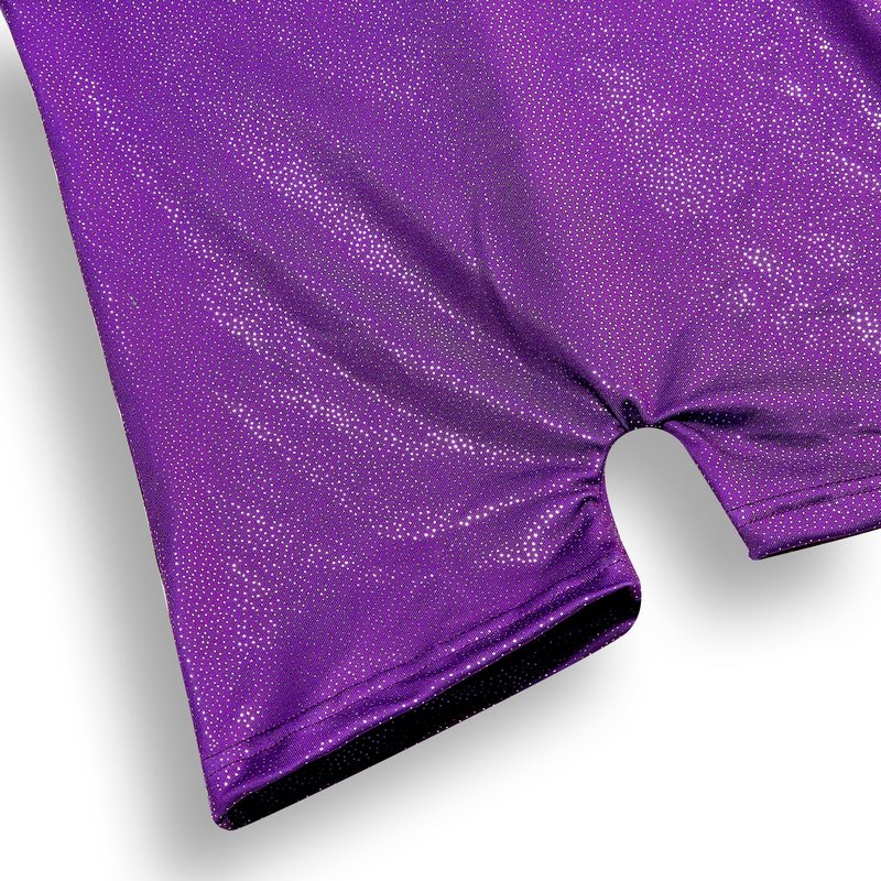 YDMZX Gymnastics Leotards for Girls 3T 4T Size 3-4T Toddler Kids Tumbling Outfit Clothes Unitards Biketards with Shorts Purple