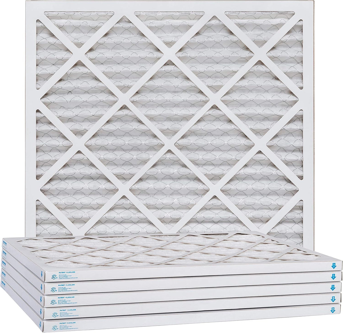 Aerostar 8x8x1 MERV 11, Pleated Air Filter, 8x8x1, Box of 6, Made in the USA