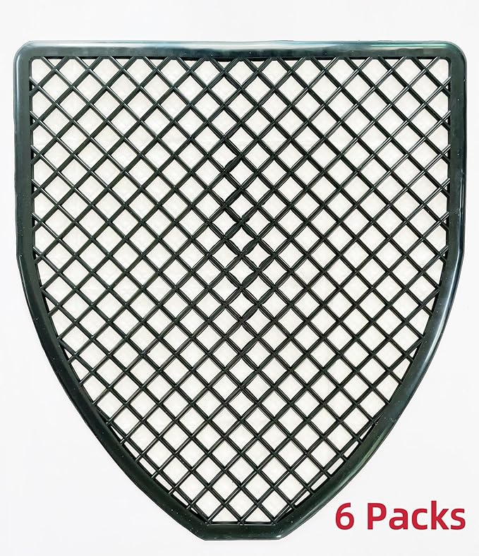 Urinal Mats (6,12,24 Pack) - Bathroom Urinal Mat for Floor - Black Commercial Splash Mats for Men's Restroom (24, Black)