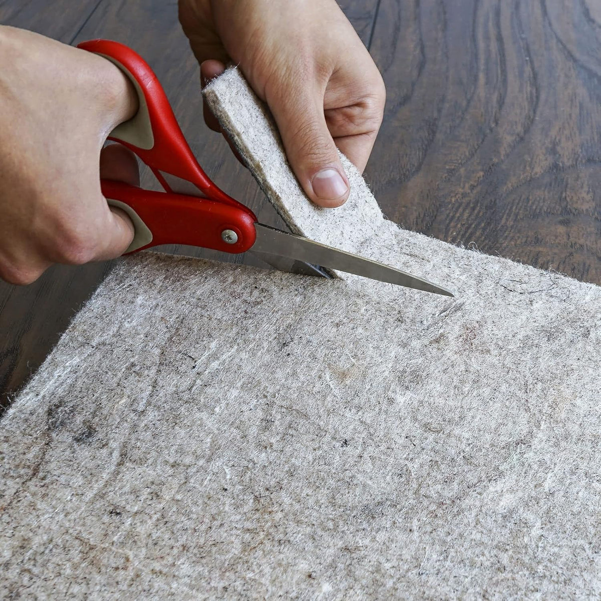 RUGPADUSA - Dual Surface - 4'10" x 7'10" - 1/8" Thick - Felt + Rubber - Non-Slip Backing Rug Pad - Adds Low-Profile Comfort and Protection