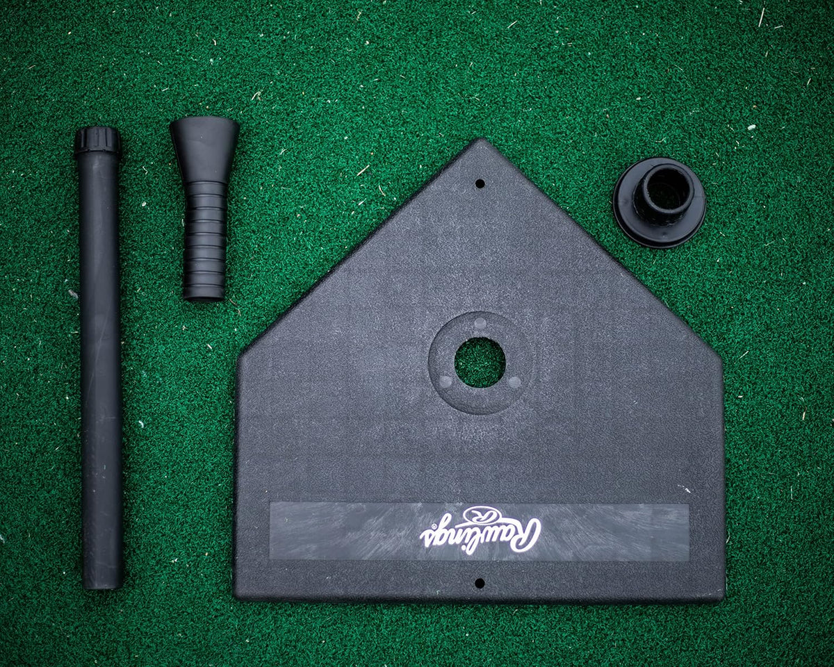 Rawlings Youth Molded Batting Tee - All-Purpose Design in Classic Black