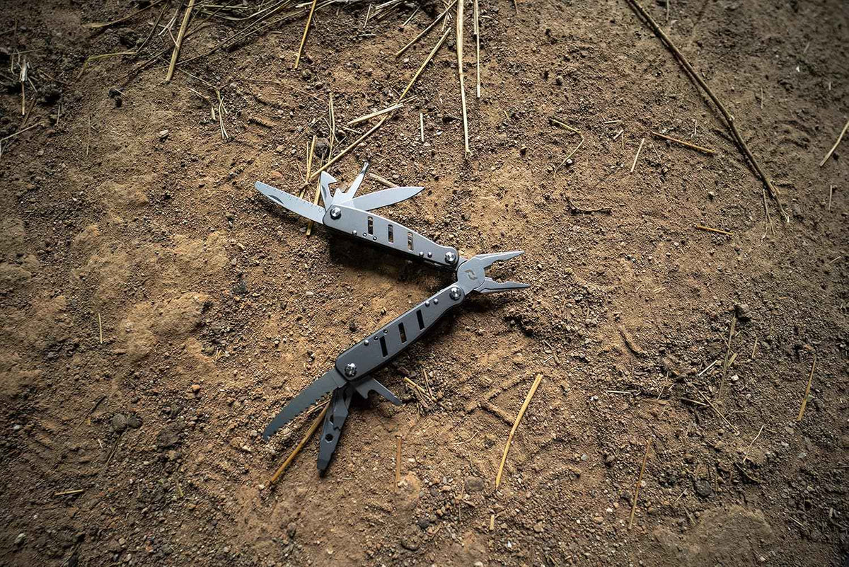 Schrade Delta Class 14-in-1 Multi-Tool - 6.5in EDC Pocket Tool, Durable 2Cr Stainless Steel