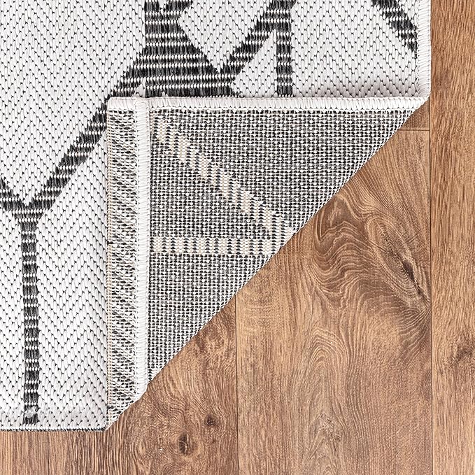Keen Home Design Terrace Outdoor Area Rug - 6x9 Washable Indoor/Outdoor Rug for Patio, Kitchen, Balcony, Beach, Garden, Deck and Porch, Size: 6'x8'10"