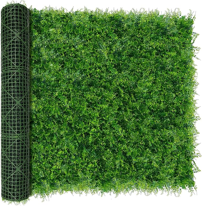Greenery Faux Grass Wall Backdrop 60"x128" UV-Anti Artificial Green Boxwood
