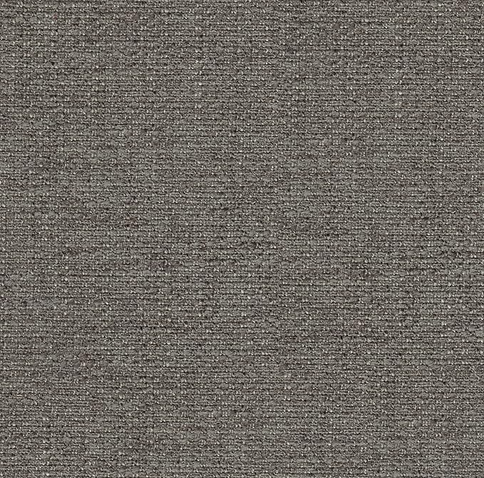 Homepop Home Decor | Button Tufted Woven Round Storage Ottoman | Ottoman with Storage for Living Room & Bedroom (Dark Gray)