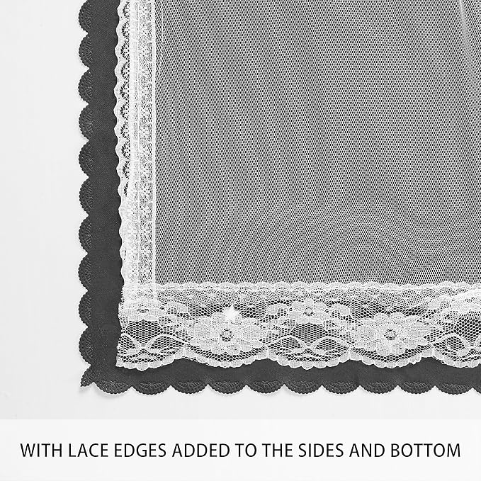 XiDi Black 63x34in Curtain for Bedroom, Girls Room Decor, Living Room, 1 Panel
