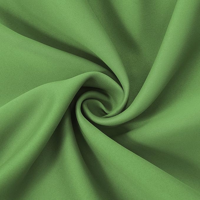 LEMOMO Blackout Curtains 52 x 45 inch/Light Green Curtains Set of 2