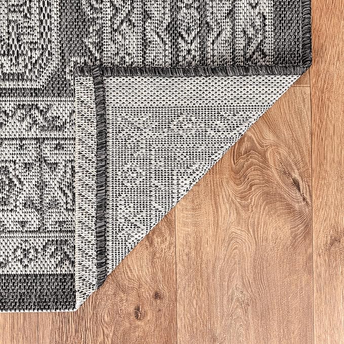 Keen Home Design Terrace Outdoor Runner Rug - 2x10 Washable Indoor/Outdoor Rug for Patio, Kitchen, Balcony, Beach, Garden, Deck and Porch, Size: 2'2"x9'11"