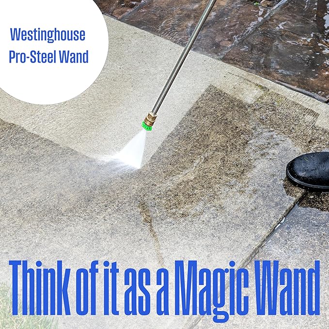 Westinghouse WPX3800 Gas Pressure Washer, 3800 PSI and 3.6 Max GPM, Onboard Soap Tank, Spray Gun and Wand, 5 Nozzle Set, for Cars/Fences/Driveways/Homes/Patios/Furniture, Black