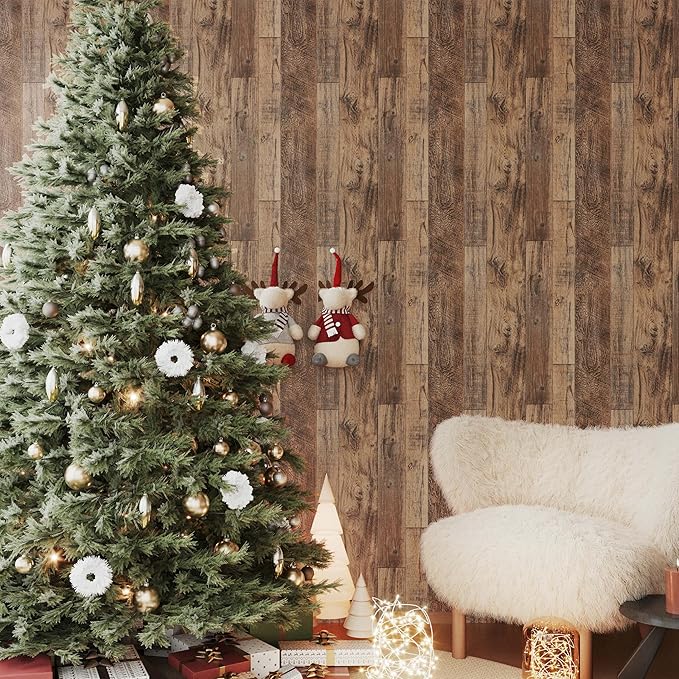 TANONE Wood Contact Paper Peel and Stick Wallpaper, Self Adhesive Removable