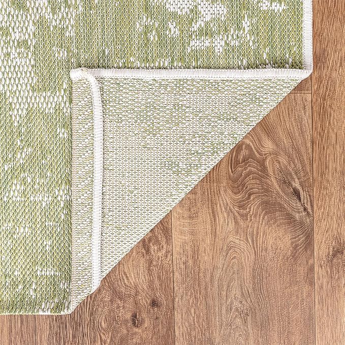 Keen Home Design Terrace Outdoor Runner Rug - 2x6 Washable Indoor/Outdoor Rug for Patio, Kitchen, Balcony, Beach, Garden, Deck and Porch, Size: 2'2"x5'7"