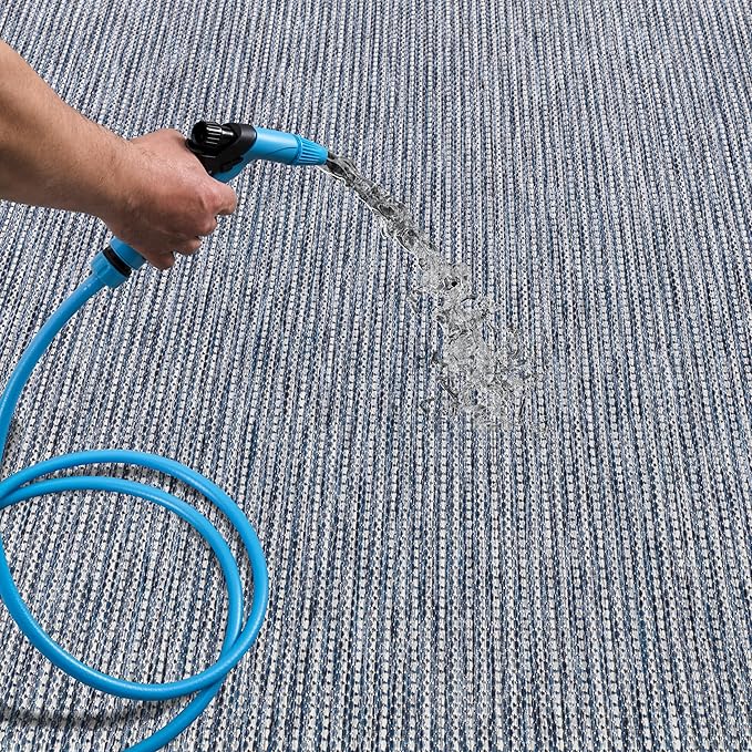Keen Home Design Terrace Outdoor Throw Rug - 3x5 Washable Indoor/Outdoor Rug for Patio, Kitchen, Balcony, Beach, Garden, Deck and Porch, Size: 3'x5'