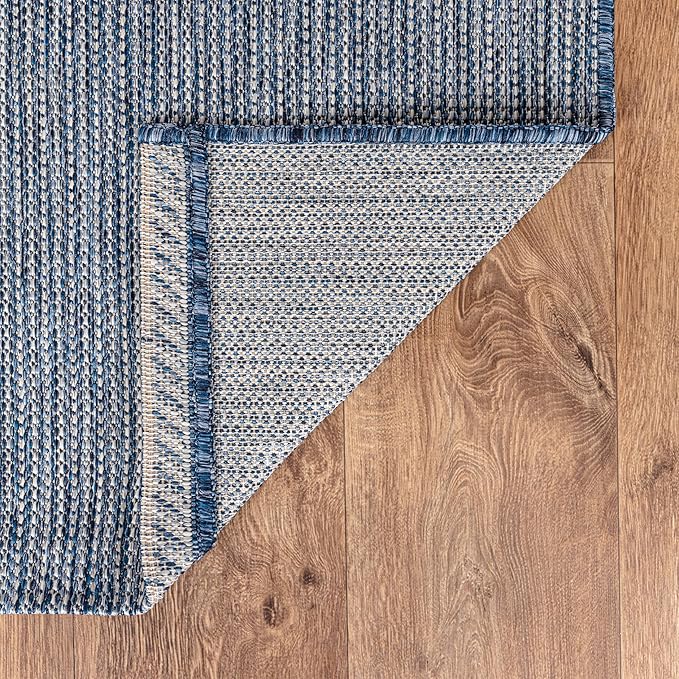 Keen Home Design Terrace Outdoor Area Rug - 6x9 Washable Indoor/Outdoor Rug for Patio, Kitchen, Balcony, Beach, Garden, Deck and Porch, Size: 6'x8'10"