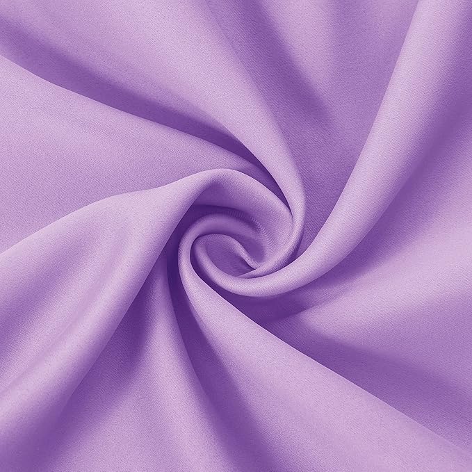 LEMOMO Lavender Thermal Blackout Curtains/42 x 72 Inch/Set of 2 Panels Room