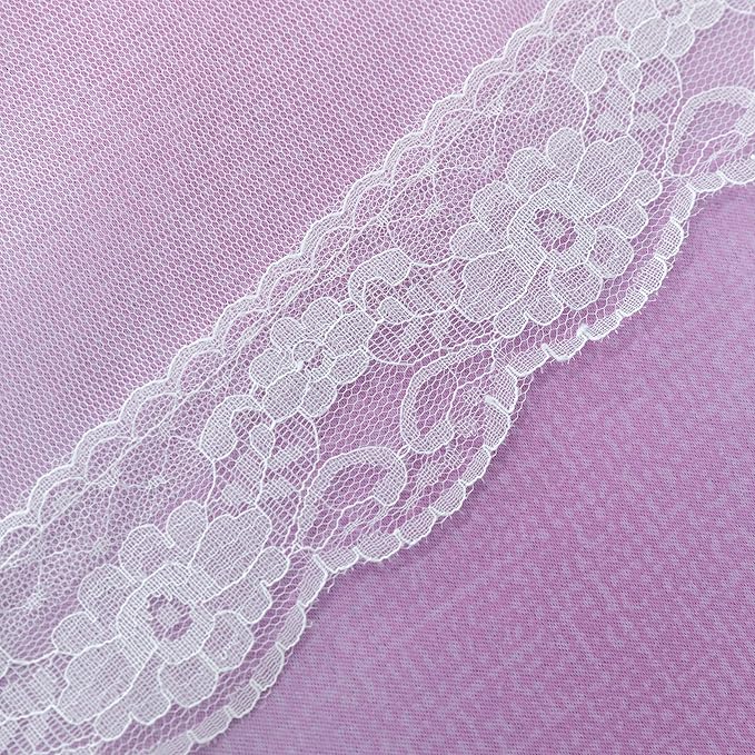XiDi Curtains for Bedroom Decor, Rainbow Pink Purple/62/96