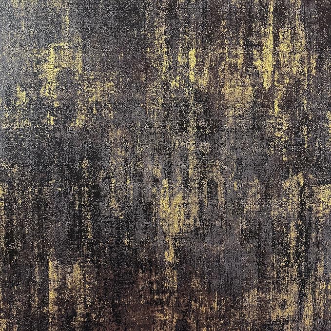 JiffDiff Vintage Metallic Peel and Stick Wallpaper Self Adhesive Industrial
