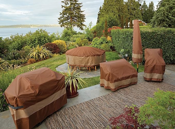 DUCKCOVERS Ultimate Waterproof 104 Inch Patio Sofa Cover, Patio Furniture Covers